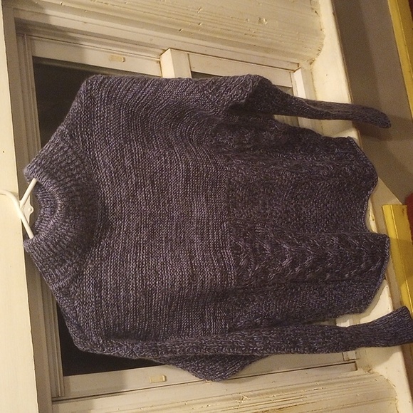 NWT Simply Vera Funnel Neck Sweater Beautiful XL Sky Captain - Picture 2 of 3